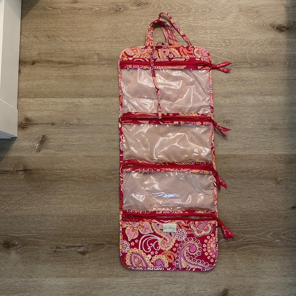 Vera Bradley hanging makeup case